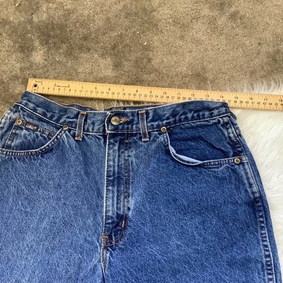 Chic Made in the USA Mom Jeans Short Size 16 Petite Cute Vintage Summer Blue - Picture 5 of 12
